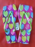 Chinelo Personalizado Coração Color
